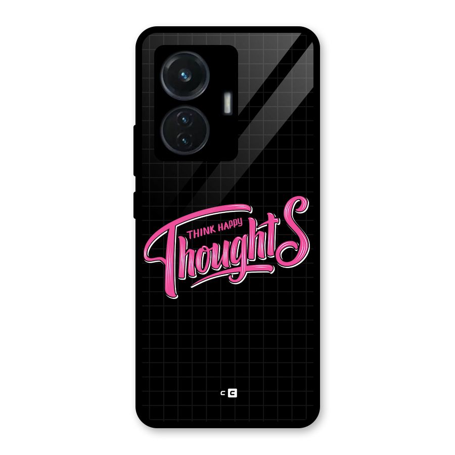Joyful Thoughts Glass Back Case for Vivo T1 44W