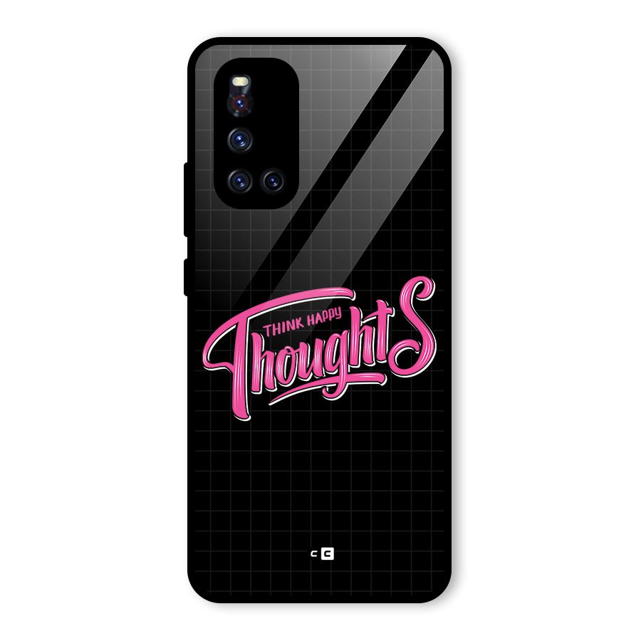 Joyful Thoughts Glass Back Case for Vivo V19