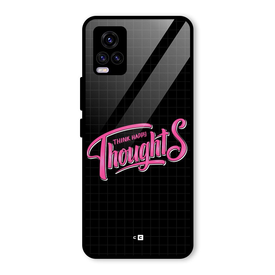 Joyful Thoughts Glass Back Case for Vivo V20