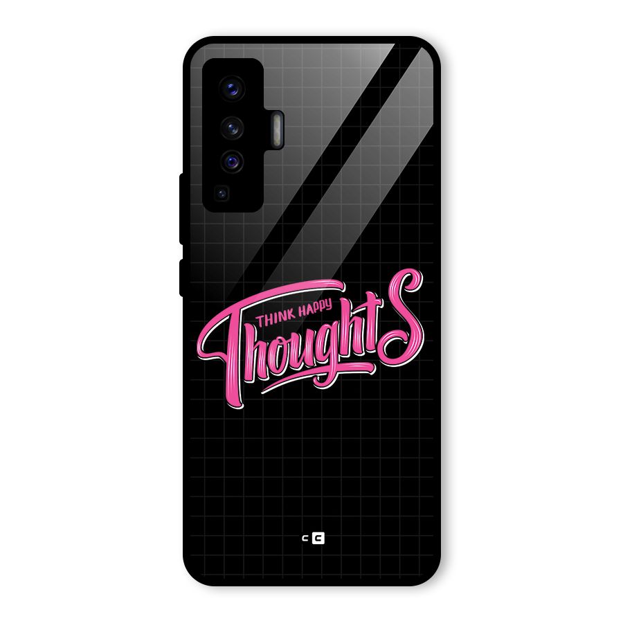 Joyful Thoughts Glass Back Case for Vivo X50
