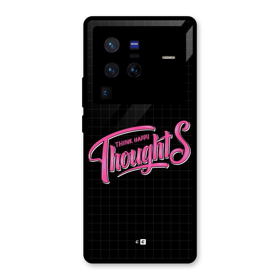 Joyful Thoughts Glass Back Case for Vivo X80 Pro