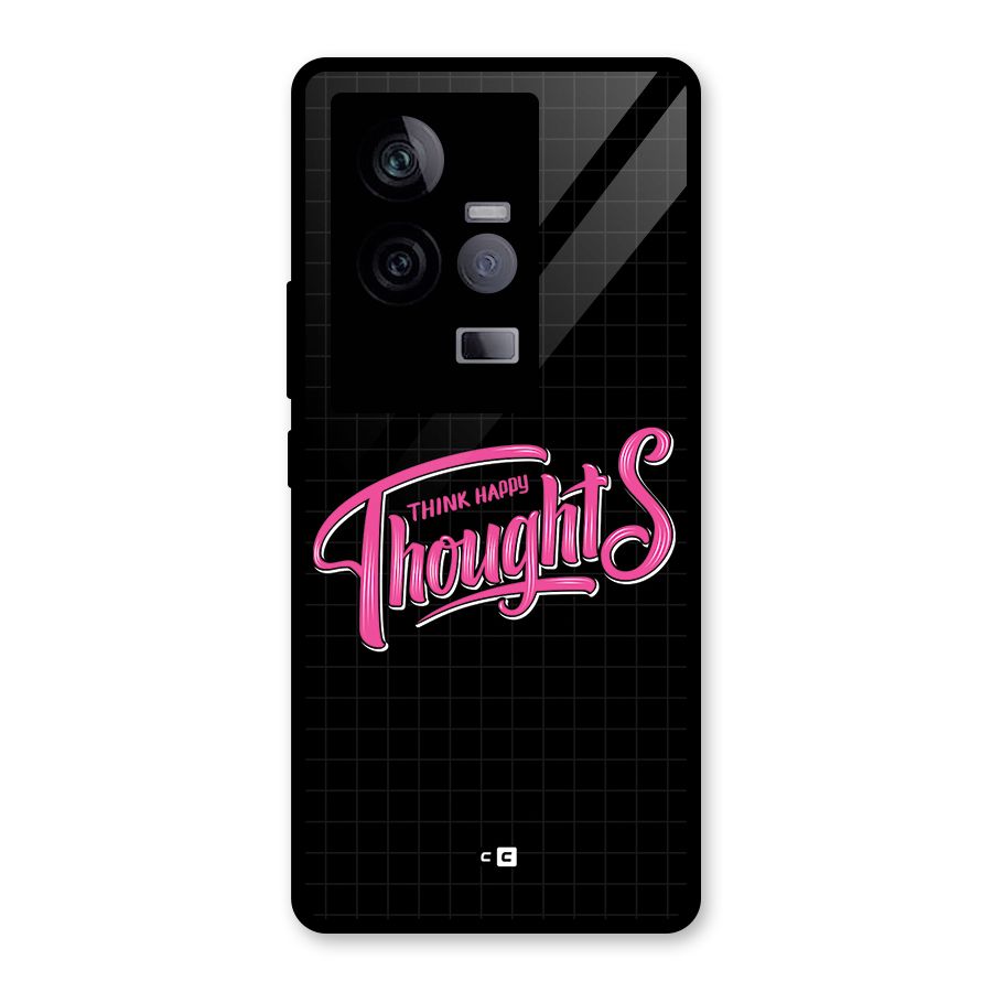 Joyful Thoughts Glass Back Case for Vivo iQOO 11 5G