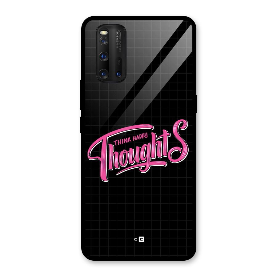 Joyful Thoughts Glass Back Case for Vivo iQOO 3