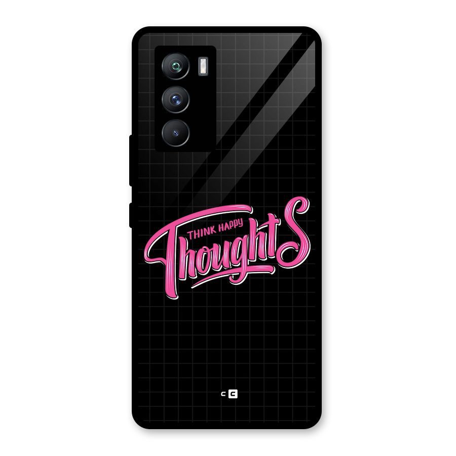 Joyful Thoughts Glass Back Case for Vivo iQOO 9 SE