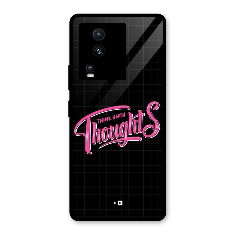 Joyful Thoughts Glass Back Case for Vivo iQOO Neo 7 Pro
