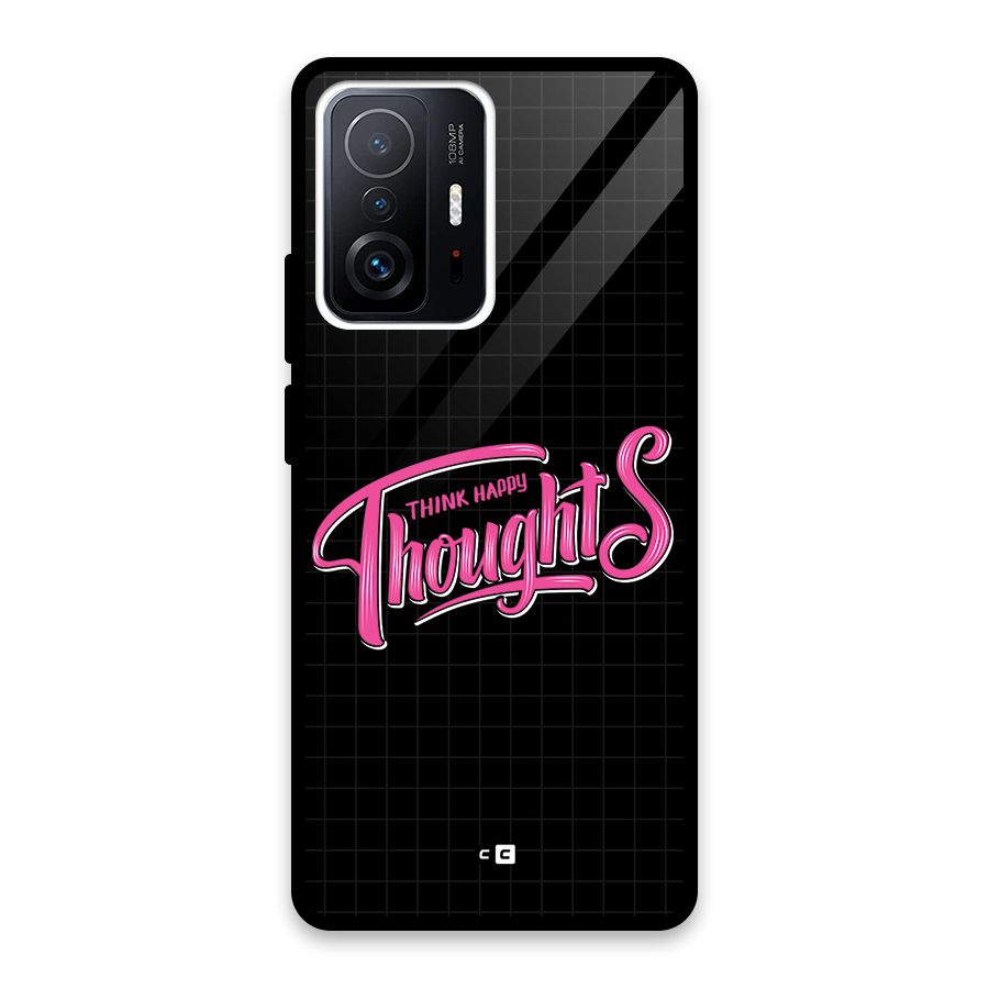 Joyful Thoughts Glass Back Case for Xiaomi 11T Pro