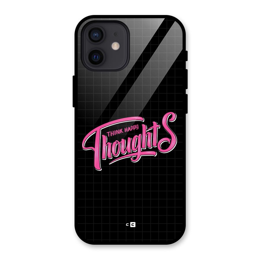 Joyful Thoughts Glass Back Case for iPhone 12