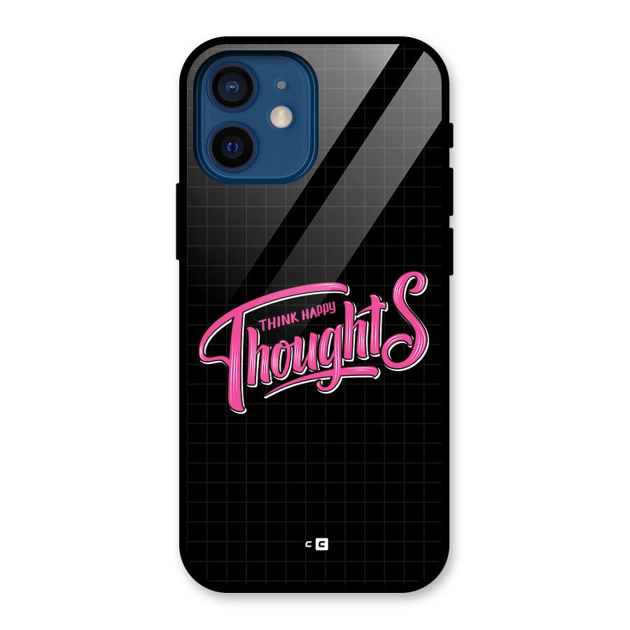 Joyful Thoughts Glass Back Case for iPhone 12 Mini