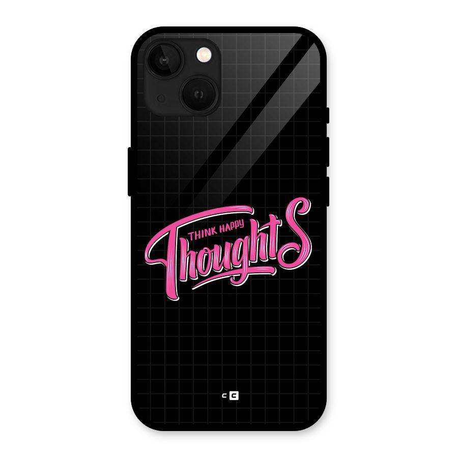 Joyful Thoughts Glass Back Case for iPhone 13