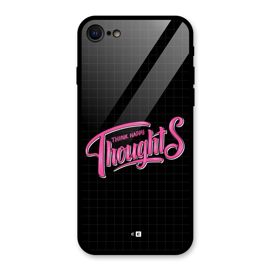 Joyful Thoughts Glass Back Case for iPhone SE 2022
