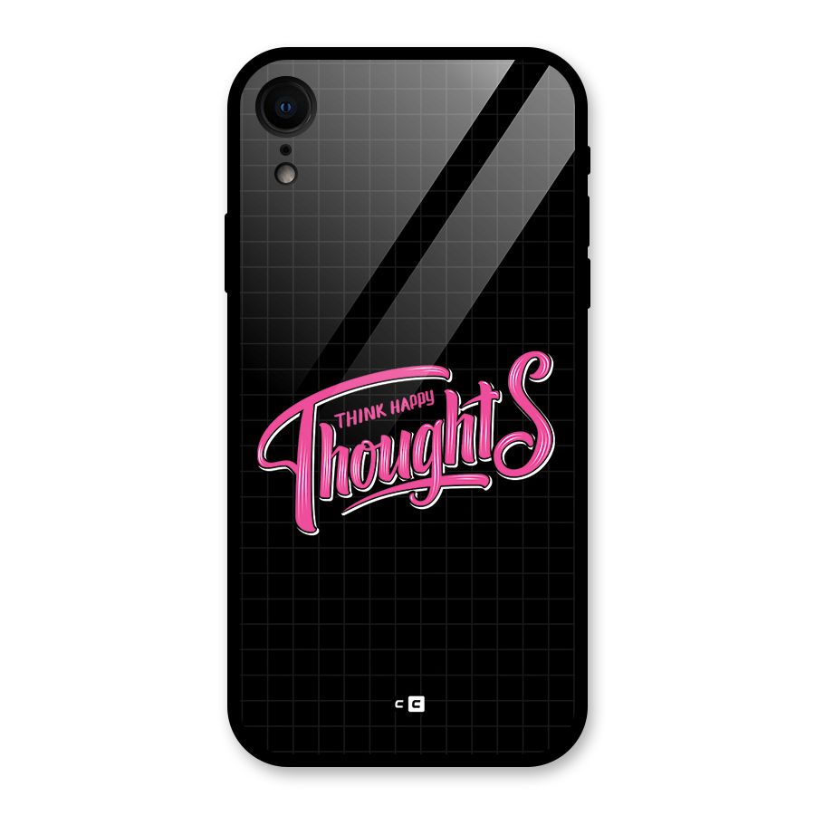 Joyful Thoughts Glass Back Case for iPhone XR