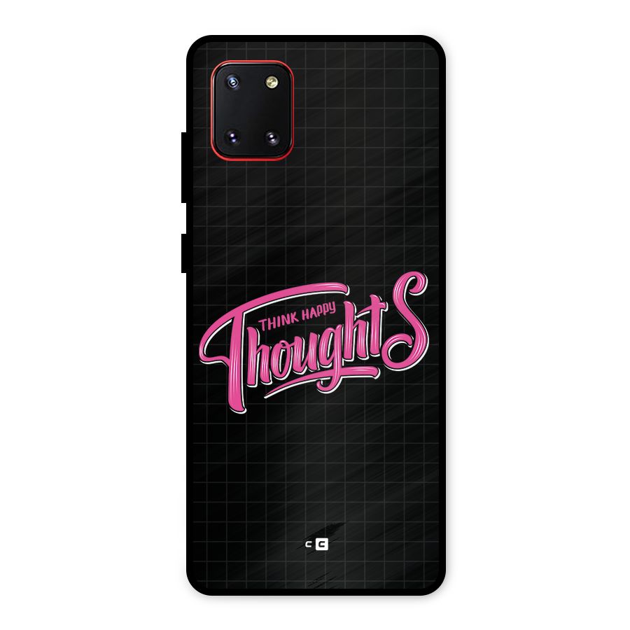 Joyful Thoughts Metal Back Case for Galaxy Note 10 Lite