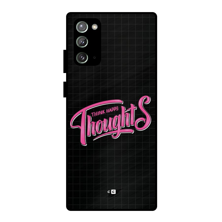 Joyful Thoughts Metal Back Case for Galaxy Note 20