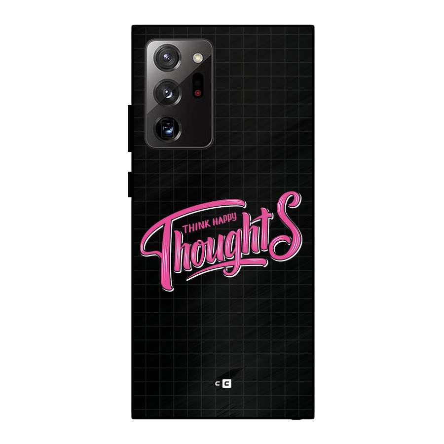 Joyful Thoughts Metal Back Case for Galaxy Note 20 Ultra 5G