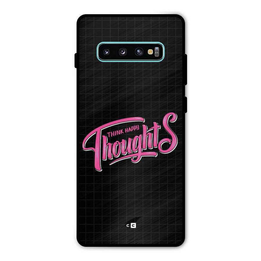 Joyful Thoughts Metal Back Case for Galaxy S10 Plus