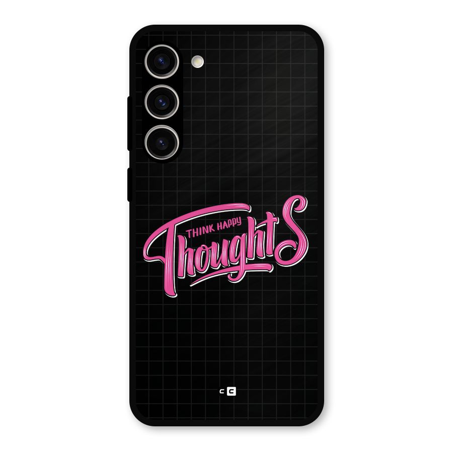 Joyful Thoughts Metal Back Case for Galaxy S23 Plus