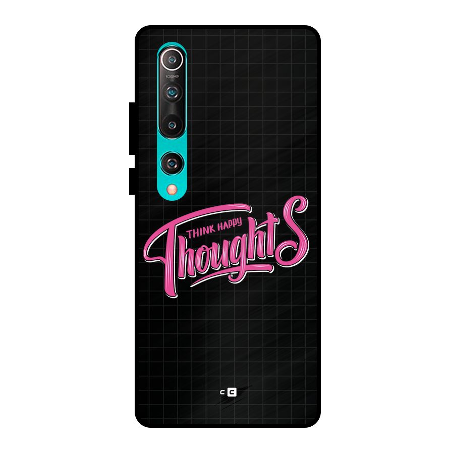 Joyful Thoughts Metal Back Case for Mi 10