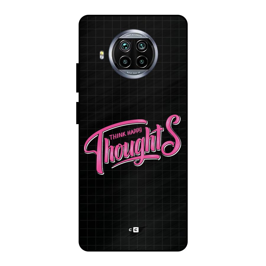 Joyful Thoughts Metal Back Case for Mi 10i