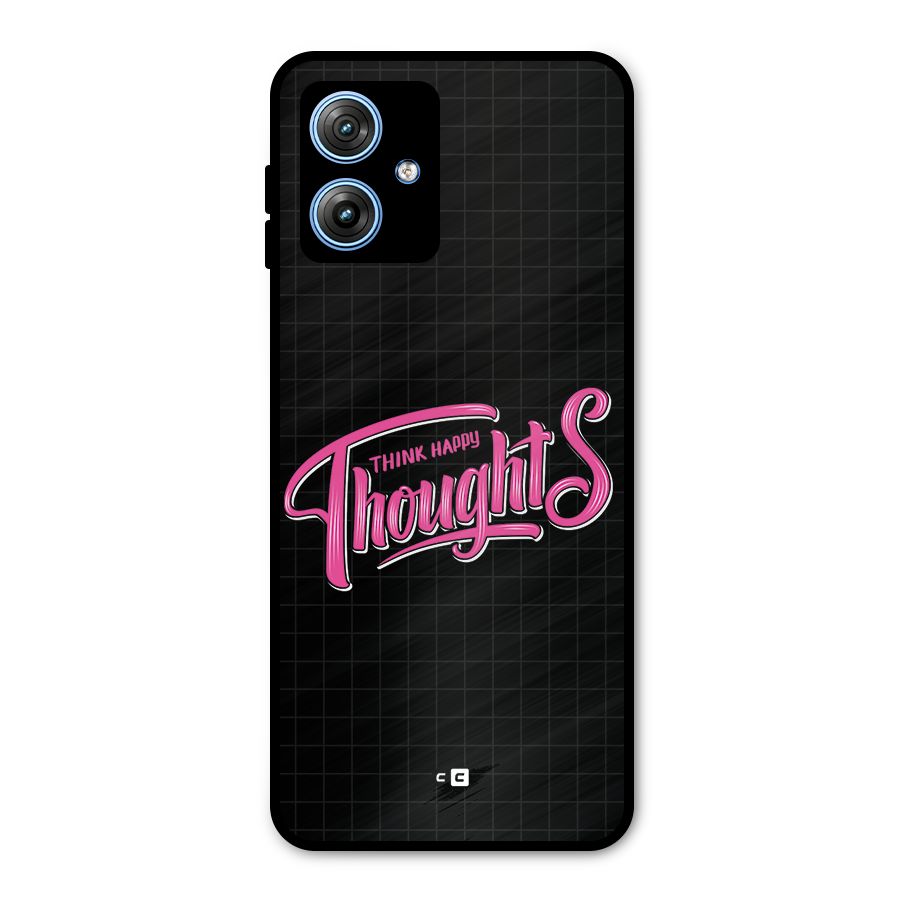 Joyful Thoughts Metal Back Case for Moto G54