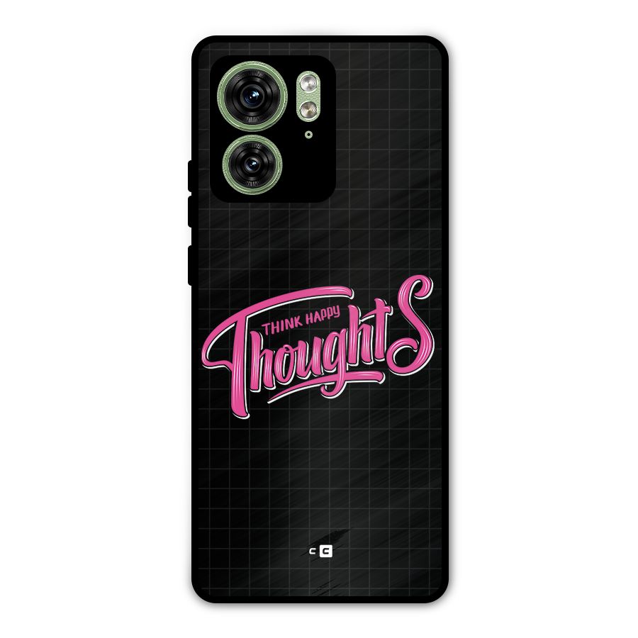 Joyful Thoughts Metal Back Case for Motorola Edge 40 5G