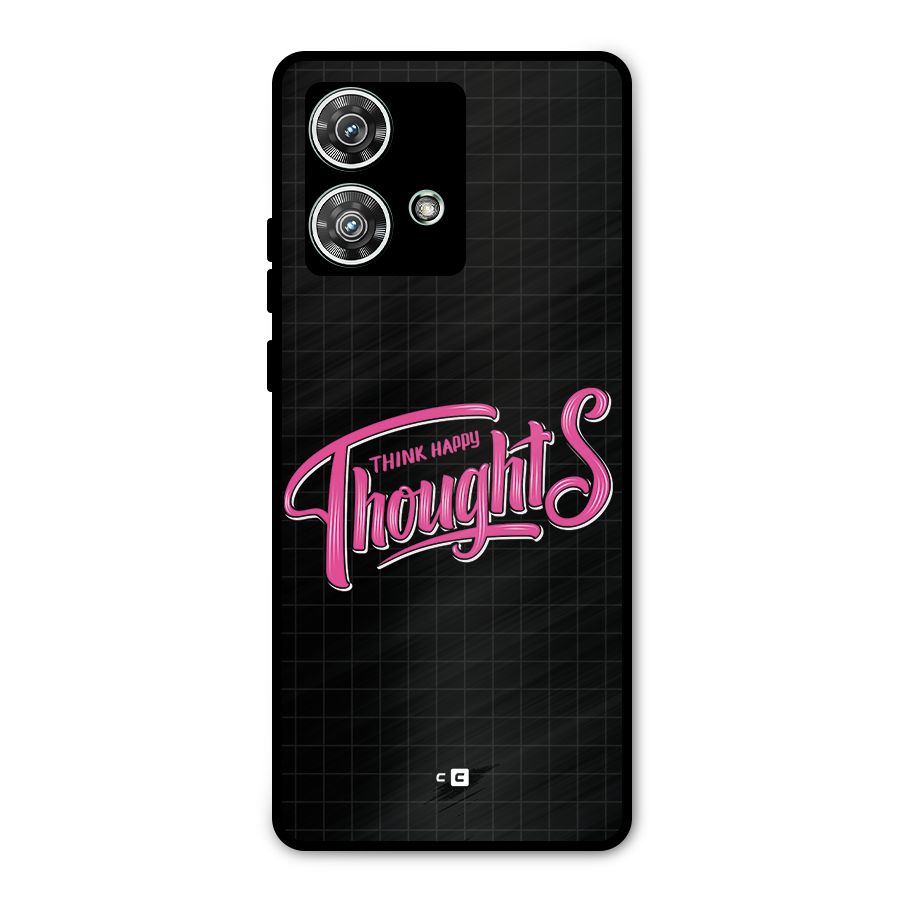 Joyful Thoughts Metal Back Case for Motorola Edge 40 Neo