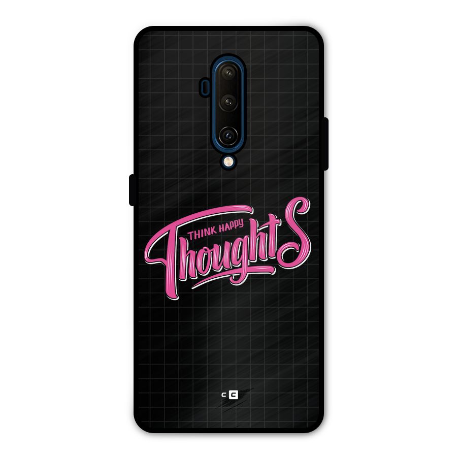 Joyful Thoughts Metal Back Case for OnePlus 7T Pro