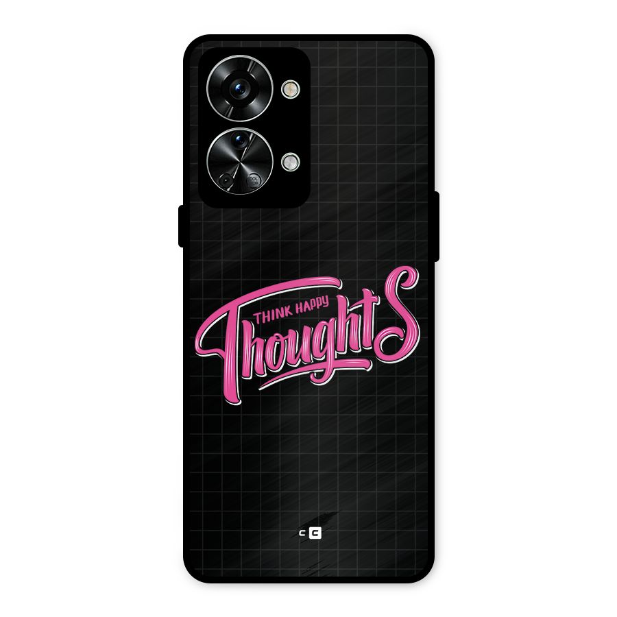 Joyful Thoughts Metal Back Case for OnePlus Nord 2T