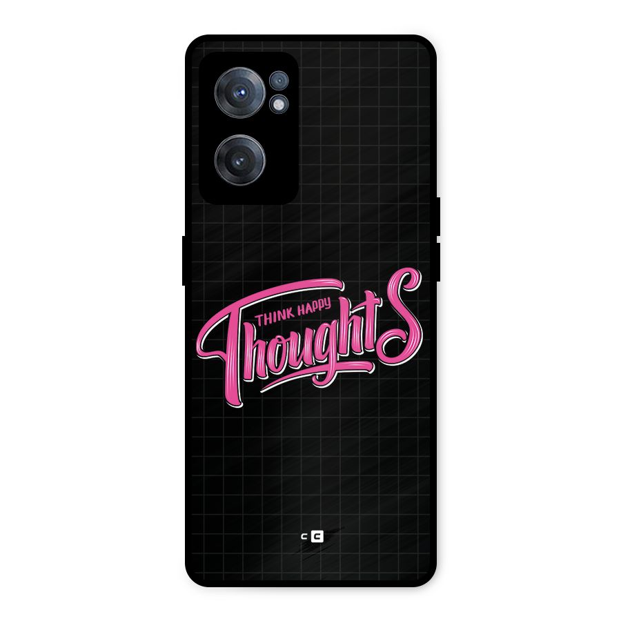 Joyful Thoughts Metal Back Case for OnePlus Nord CE 2 5G