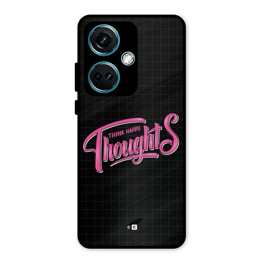 Joyful Thoughts Metal Back Case for OnePlus Nord CE 3 5G