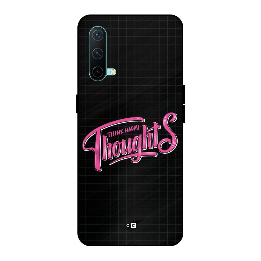 Joyful Thoughts Metal Back Case for OnePlus Nord CE 5G