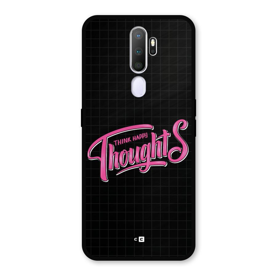 Joyful Thoughts Metal Back Case for Oppo A9 (2020)