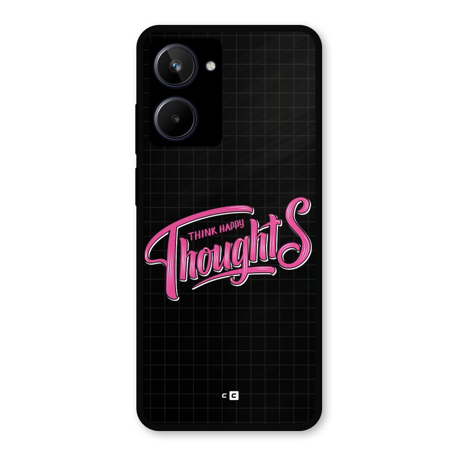 Joyful Thoughts Metal Back Case for Realme 10