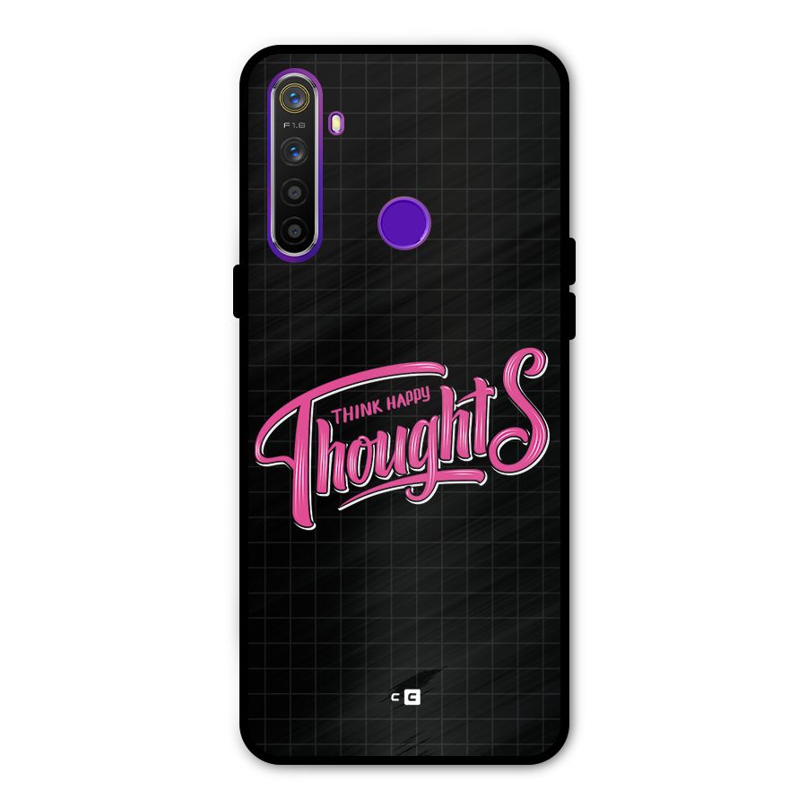 Joyful Thoughts Metal Back Case for Realme 5