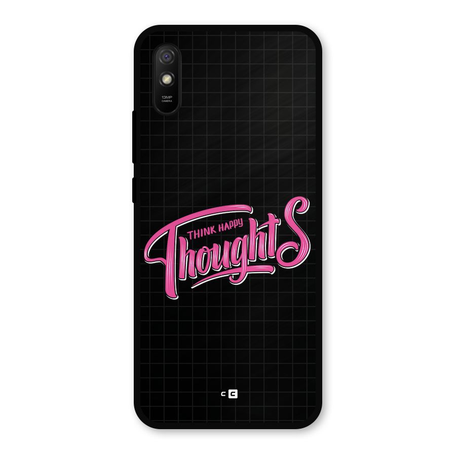 Joyful Thoughts Metal Back Case for Redmi 9i