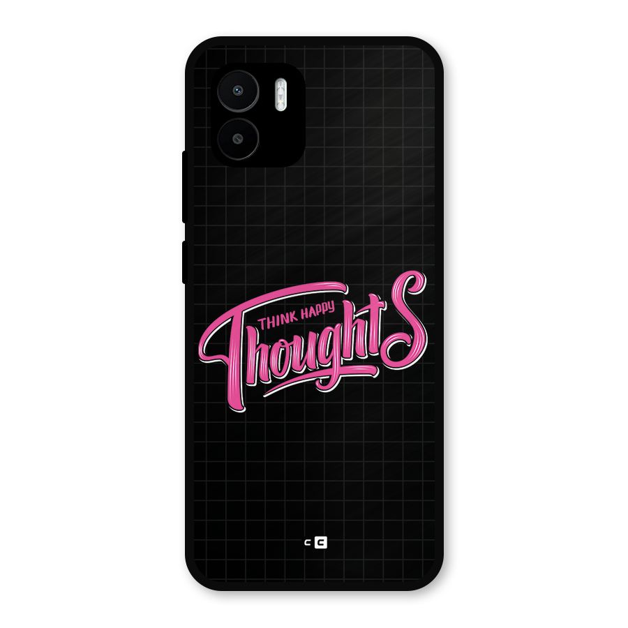 Joyful Thoughts Metal Back Case for Redmi A2