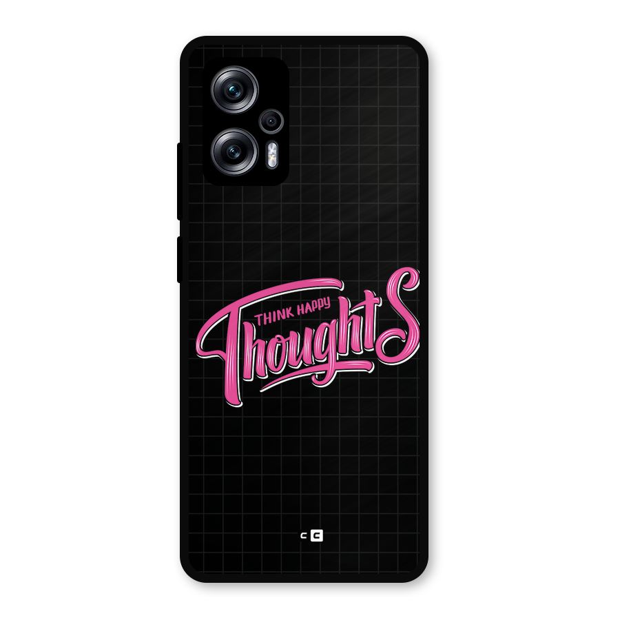 Joyful Thoughts Metal Back Case for Redmi K50i