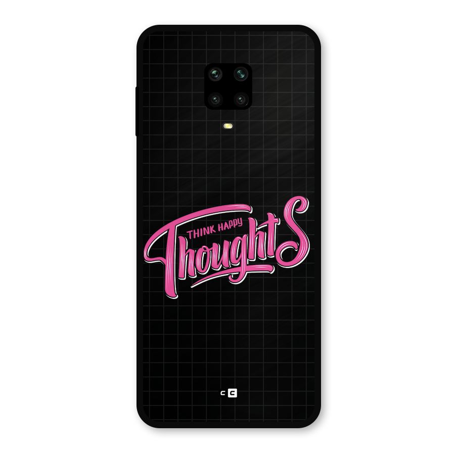 Joyful Thoughts Metal Back Case for Redmi Note 10 Lite