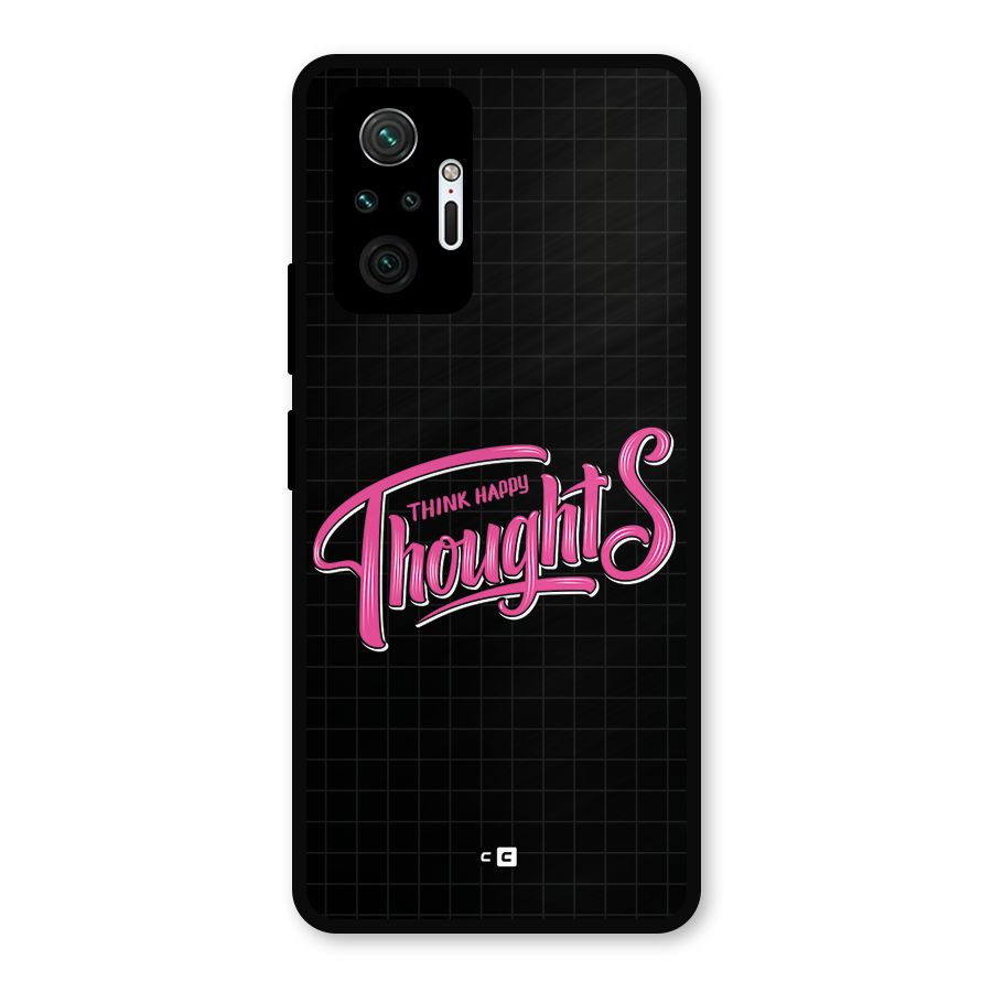 Joyful Thoughts Metal Back Case for Redmi Note 10 Pro