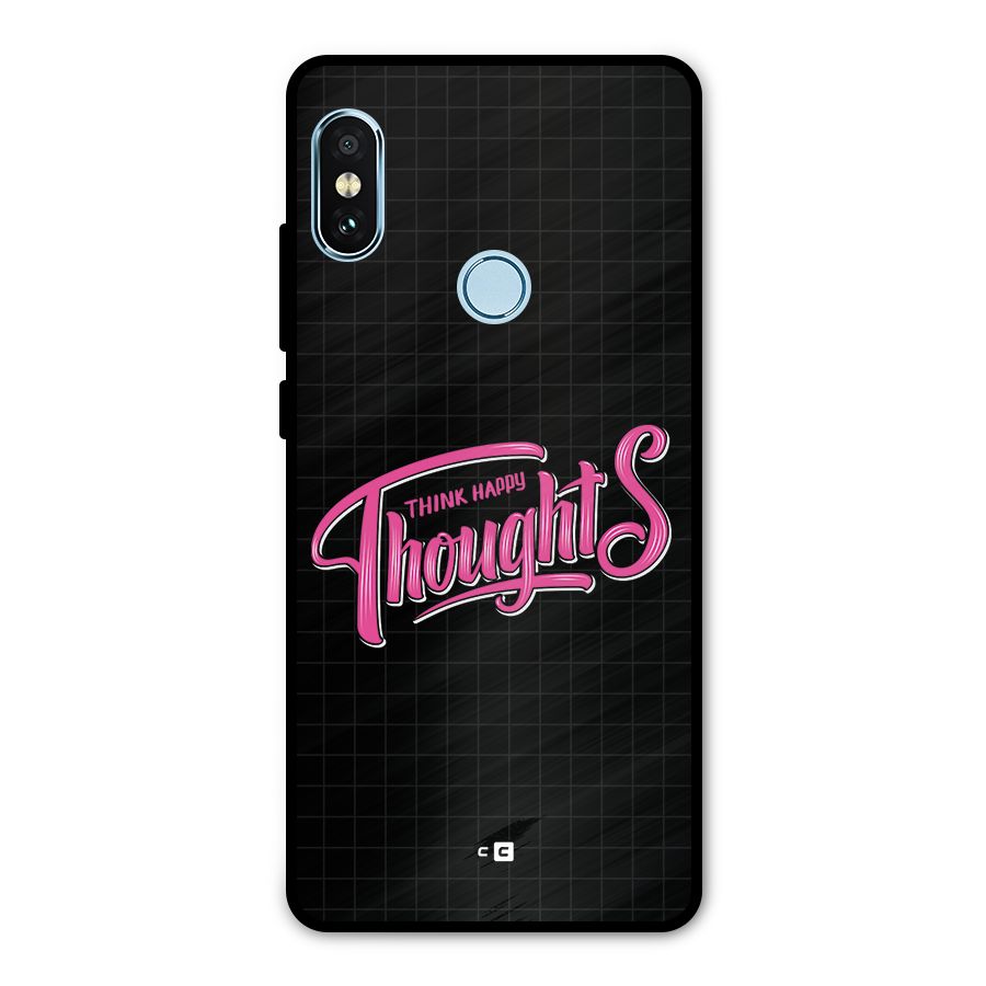 Joyful Thoughts Metal Back Case for Redmi Note 5 Pro