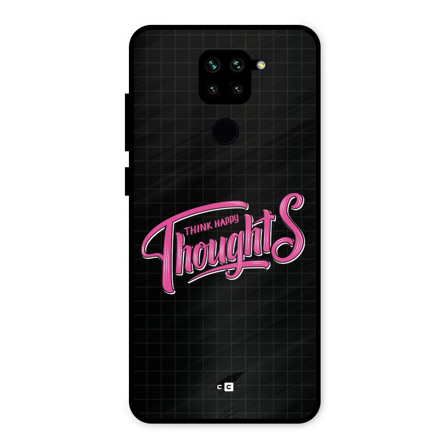 Joyful Thoughts Metal Back Case for Redmi Note 9