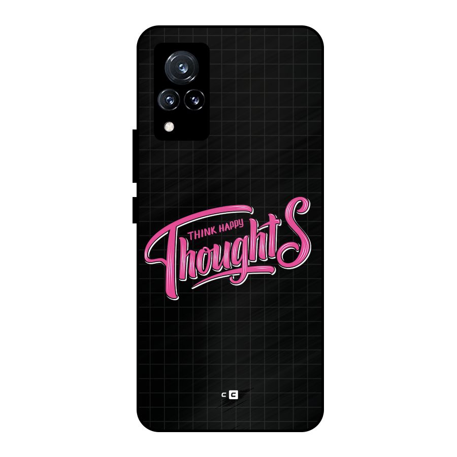 Joyful Thoughts Metal Back Case for Vivo V21 5G