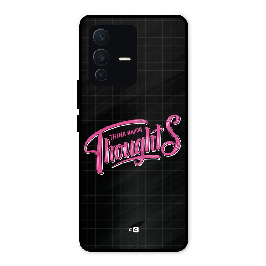 Joyful Thoughts Metal Back Case for Vivo V23 5G