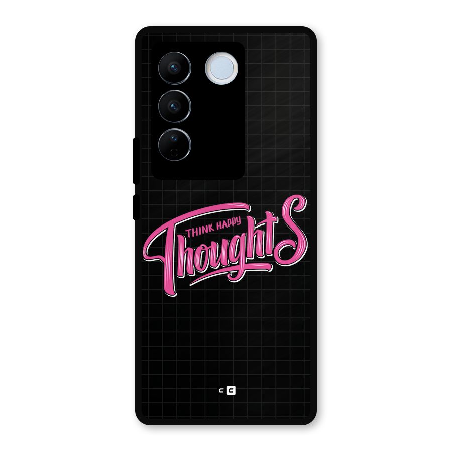 Joyful Thoughts Metal Back Case for Vivo V27