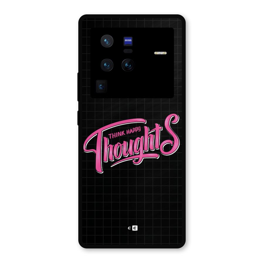 Joyful Thoughts Metal Back Case for Vivo X80 Pro