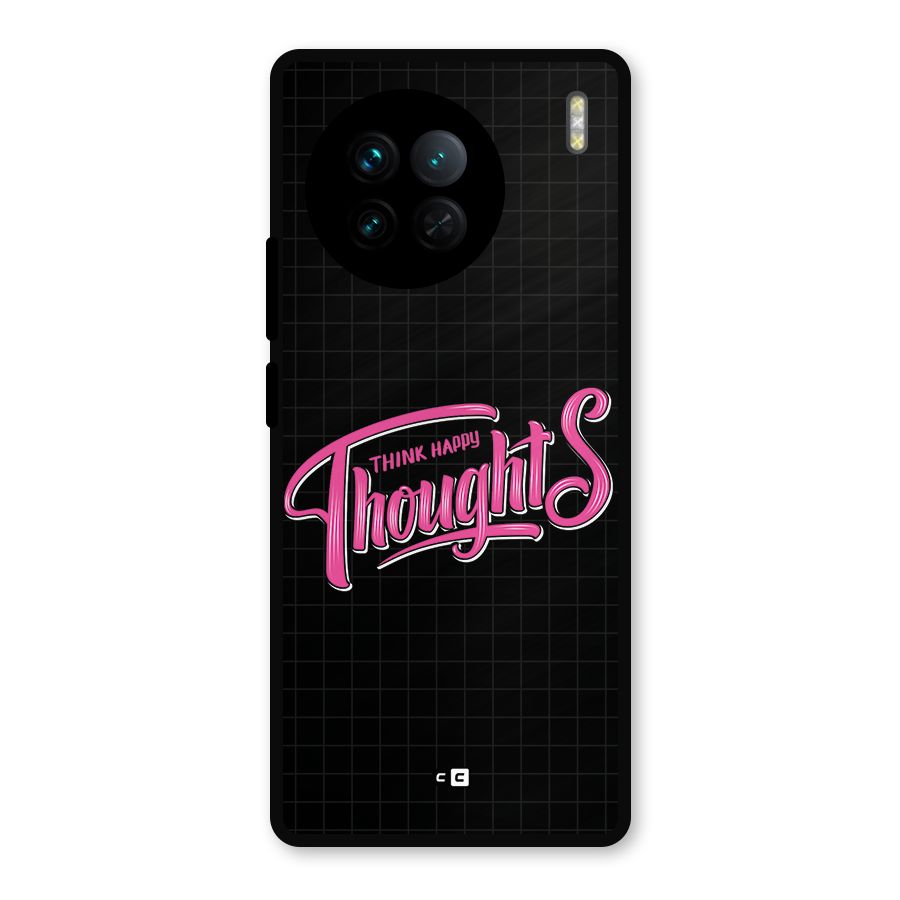 Joyful Thoughts Metal Back Case for Vivo X90