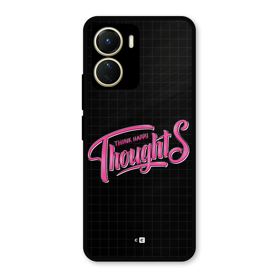 Joyful Thoughts Metal Back Case for Vivo Y16
