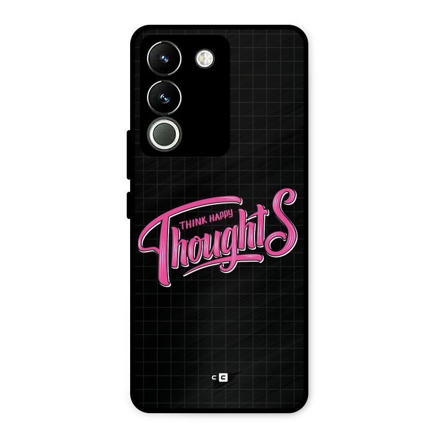 Joyful Thoughts Metal Back Case for Vivo Y200