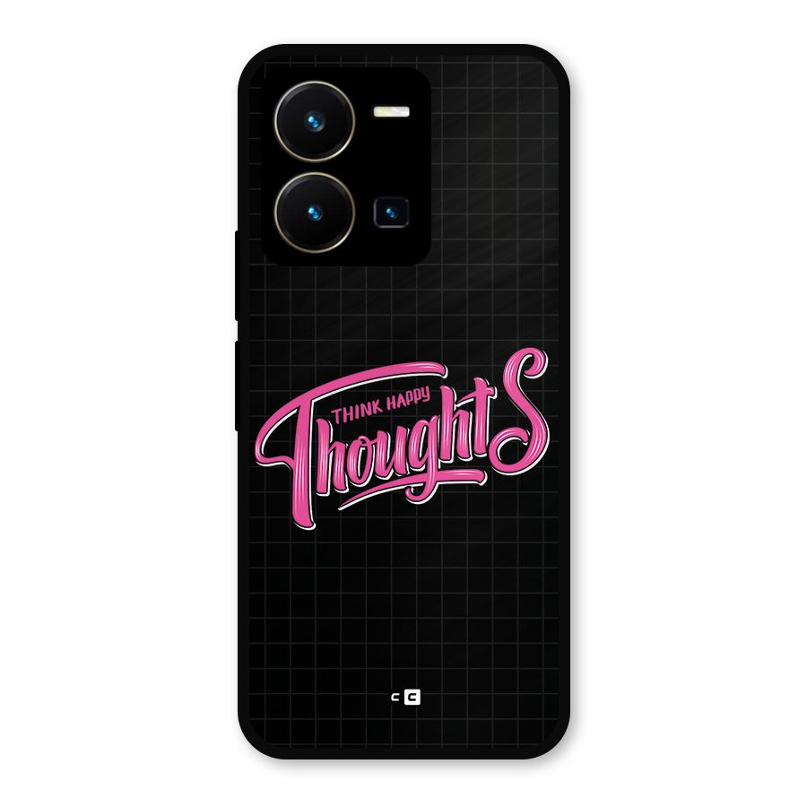 Joyful Thoughts Metal Back Case for Vivo Y35