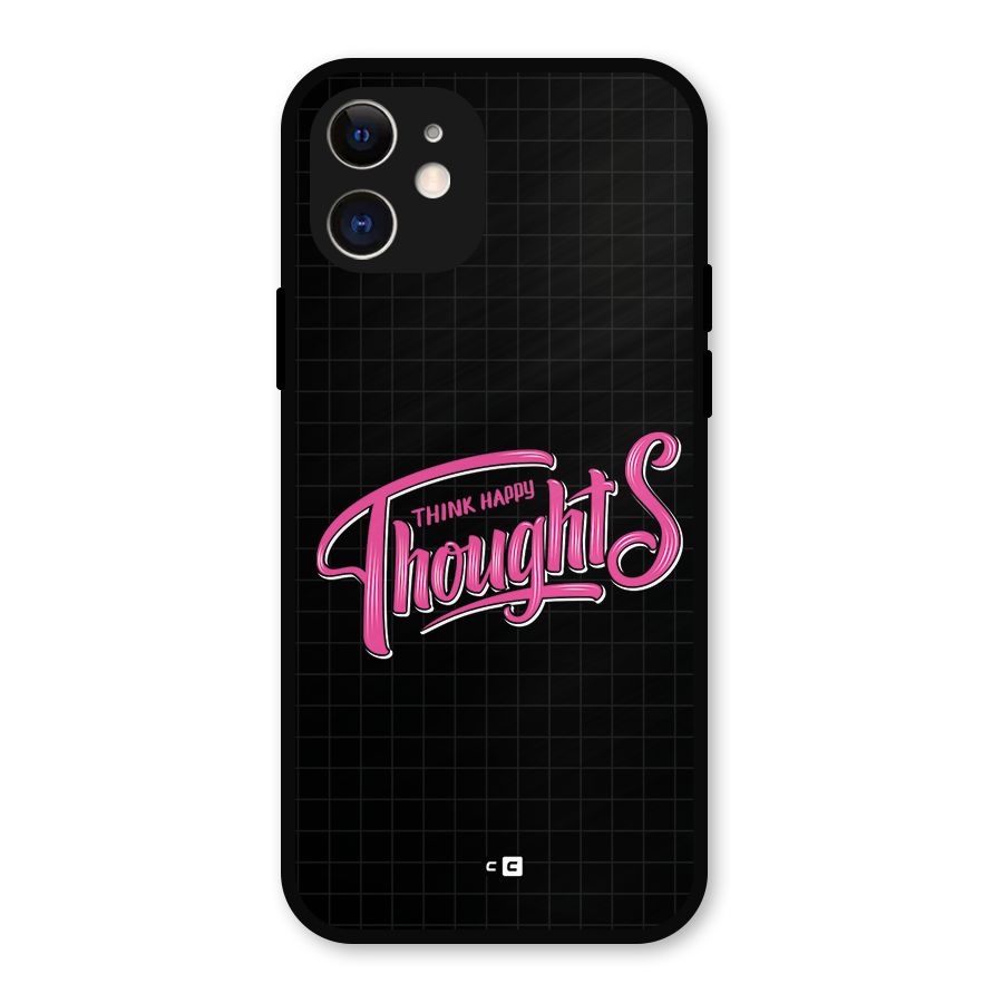 Joyful Thoughts Metal Back Case for iPhone 12