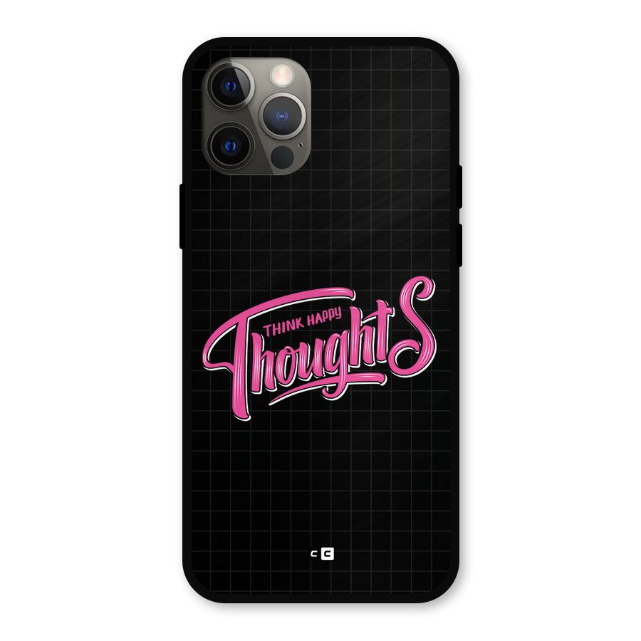 Joyful Thoughts Metal Back Case for iPhone 12 Pro